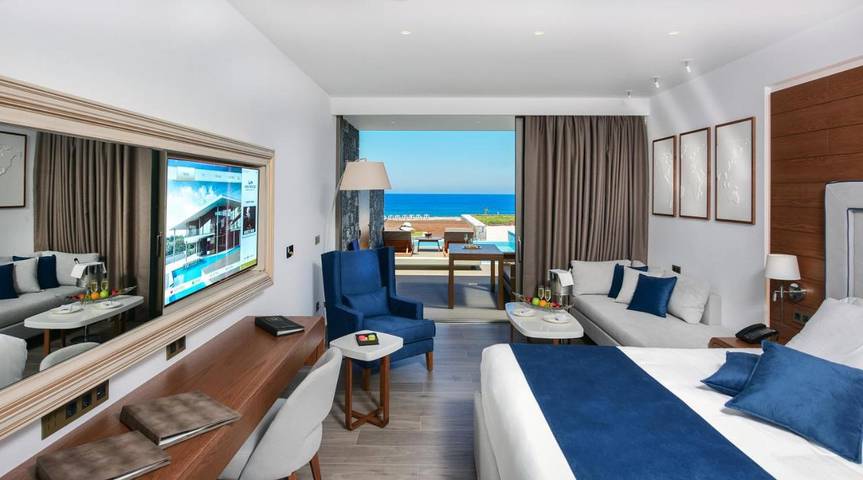 Ferienanlage für 3 Personen, mit Whirlpool und Sauna sowie Pool und Terrasse, kinderfreundlich auf Kreta - 4