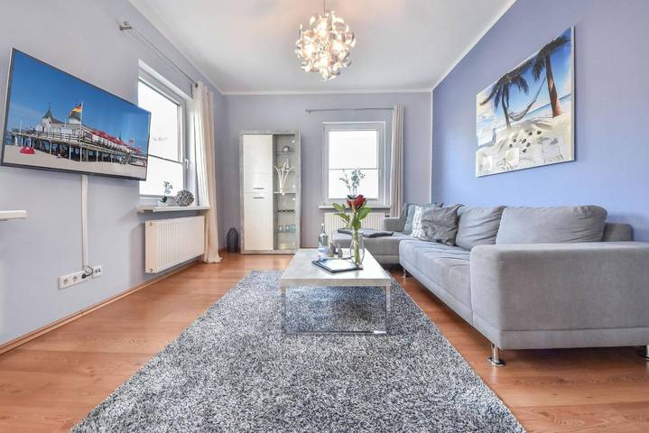 Ferienwohnung für 4 Personen, mit Terrasse und Garten in Drei Kaiserbäder, Heringsdorf