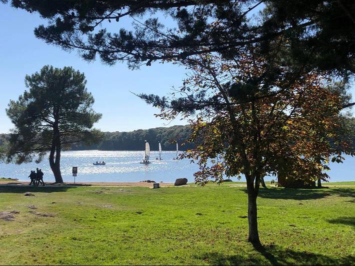 Location de vacances pour 4 personnes, avec vue ainsi que terrasse et vue sur le lac, animaux acceptés à Iffendic - 4