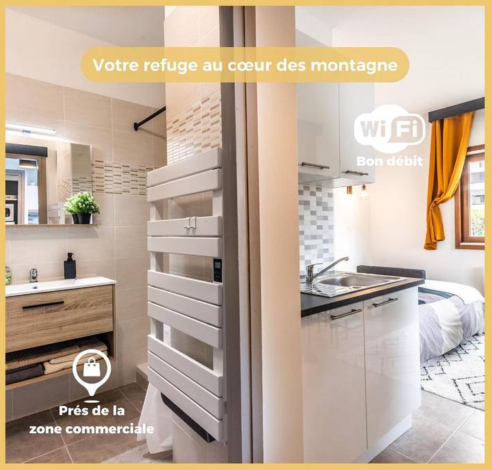 Gîte pour 2 personnes, avec jardin à Cluses - 2