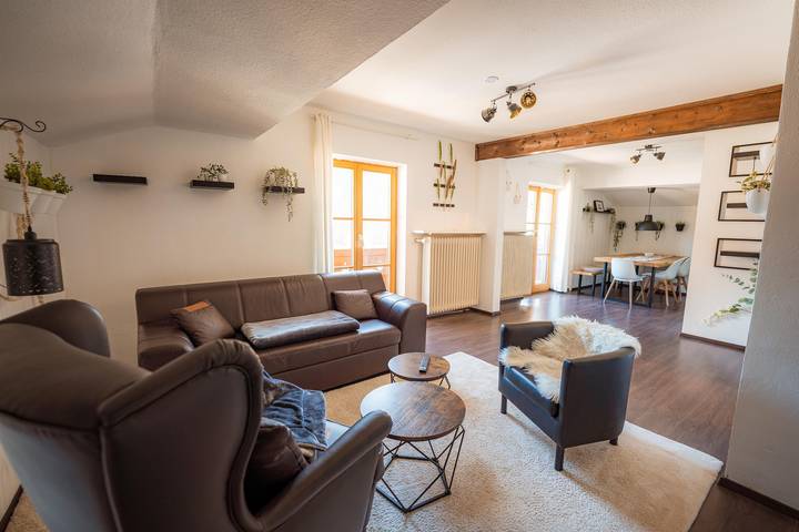 Ferienwohnung für 6 Personen, mit Balkon und Sauna sowie Ausblick am Walchensee - 4