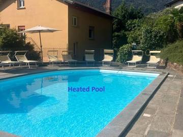 Cottage pour 2 personnes, avec piscine et jardin dans Cannobio