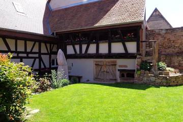 Gîte pour 4 personnes, avec terrasse et jardin à Dambach-la-Ville