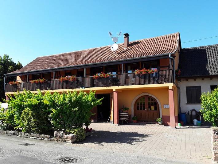 Location de vacances pour 2 personnes, avec jardin et vue à Dambach-la-Ville