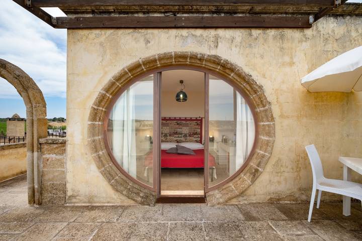 Room 'Residenze Uliveto - Residence 15, Private Terrace and Air Conditioning in Nardò (municipality), Gulf of Taranto