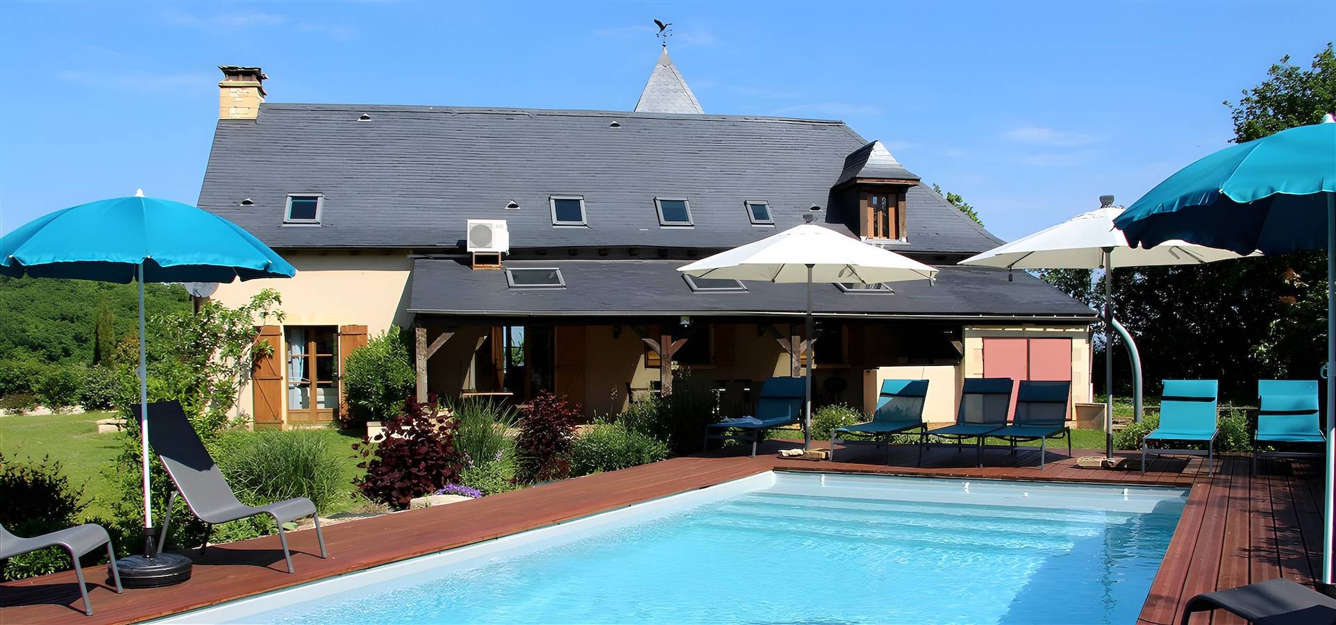Maison de vacances « Villa Dordogne » avec piscine privée, Wi-Fi et climatisation in La Cassagne, Périgord Noir