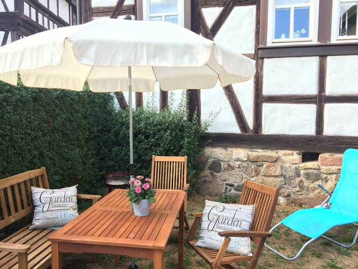 Ferienhaus für 4 Personen, mit Garten