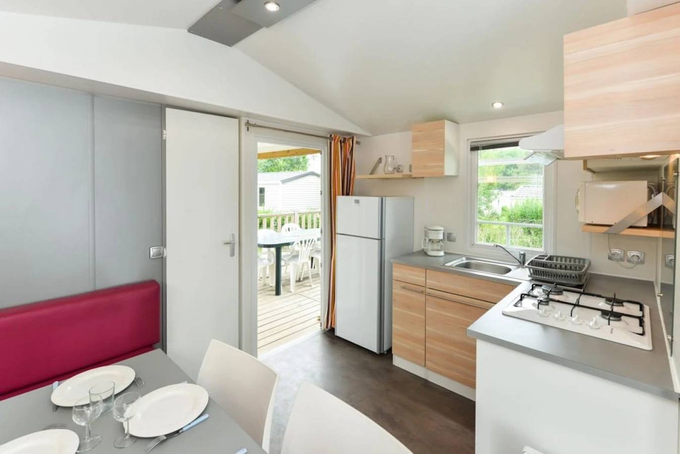 Zecamping 3* piscine couverte dog friendly mobil-home Tv Bbq 29m2 in Clohars-Carnoët, Côte de Cornouaille