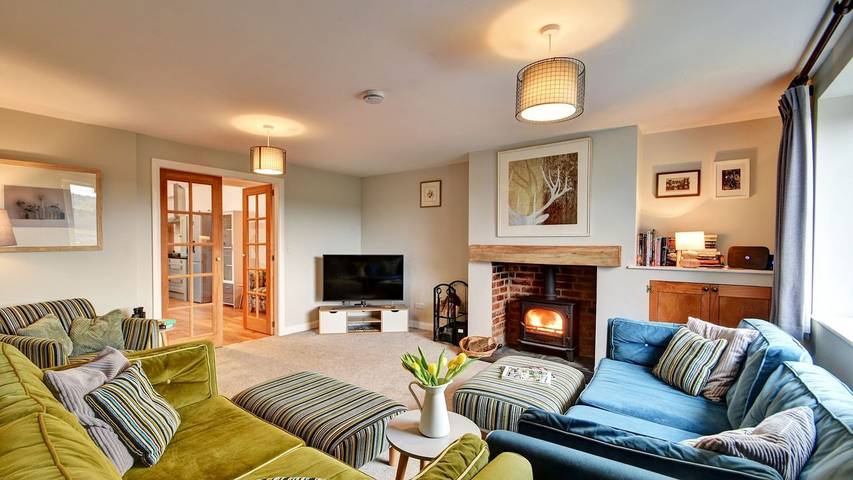 Holiday rental for 9 people, with garden in Nidderdale AONB