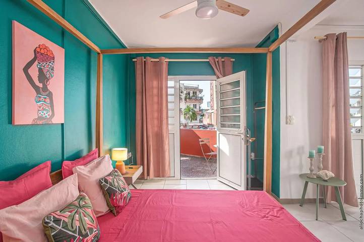 Apartamento entero, Apartamento Vacacional con Terraza en Fort-de-France – 40 m² in Martinica