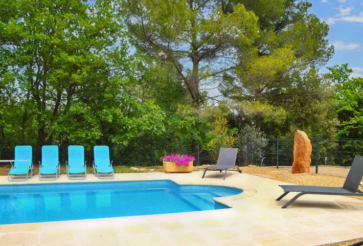 Gîte pour 8 personnes, avec piscine, animaux acceptés à Flayosc - 4