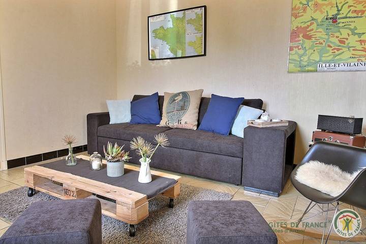 Gîte pour 6 personnes, avec jardin, animaux acceptés à Pluduno - 4