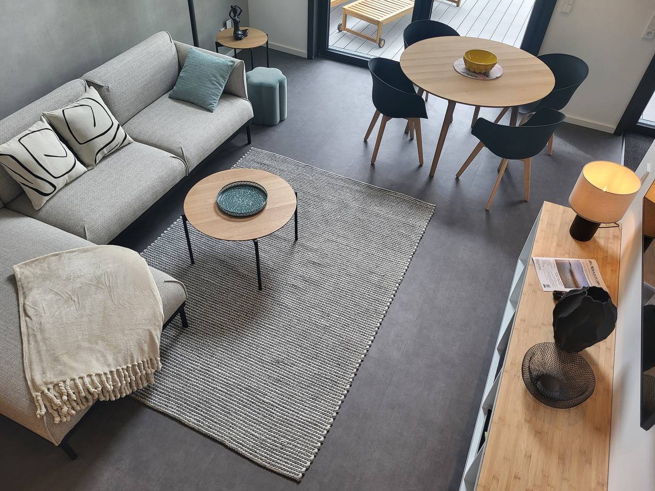Ferienhaus 'Schlossterrassen 8b' mit Seeblick, privater Terrasse und Wlan in Pouch, Muldestausee