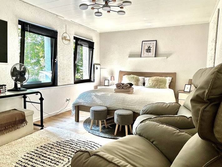 Ferienhaus für 2 Personen, mit Garten und Terrasse, mit Haustier