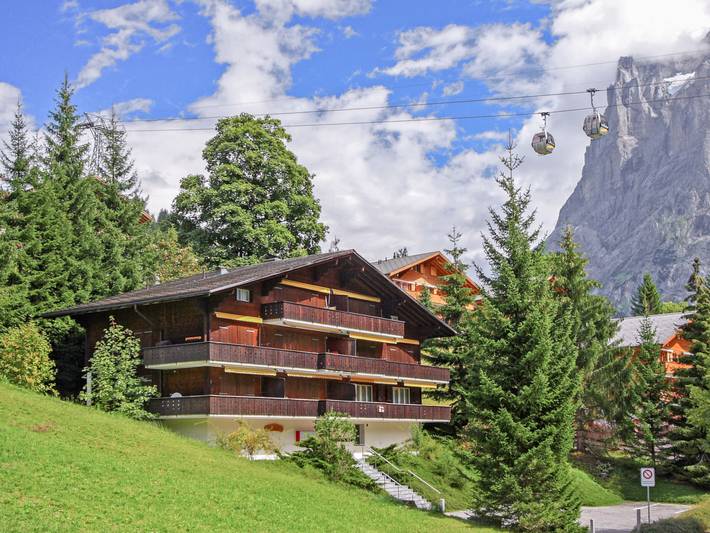 Apartamento para 6 personas, con balcón en Grindelwald