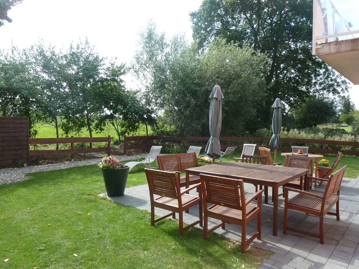 Ferienhaus mit Meerblick für 11 Personen, mit Ausblick und Seeblick sowie Balkon und Garten, kinderfreundlich auf Insel Poel - 3
