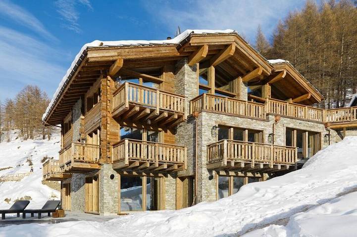 Chalet für 14 Personen, mit Whirlpool und Garten sowie Balkon und Sauna in Zermatt