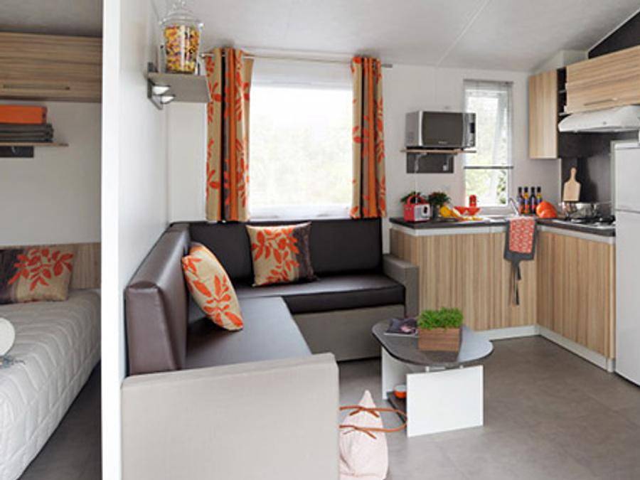 Camping Les Acacias - Mobilhome 6 personas - Escapada en casa rural in La Ville-aux-Dames, Región de Tours