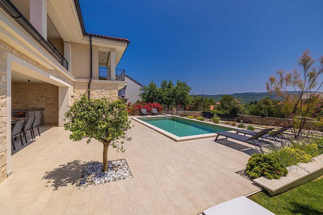 Villa La Residence Olivette mit privatem Pool und Sauna in Kornic, Krk