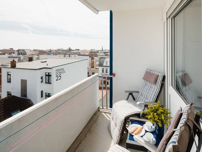 Ferienwohnung für 2 Personen, mit Garten und Balkon auf Norderney - 4