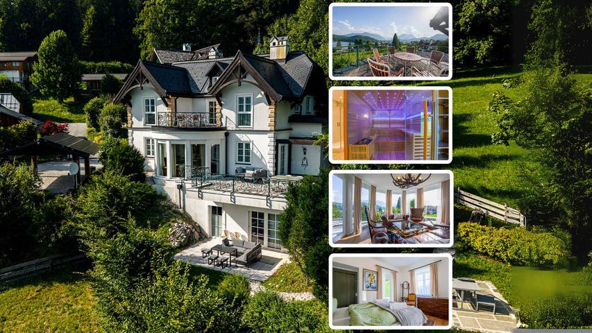 Ferienhaus für 13 Personen, mit Sauna und Garten