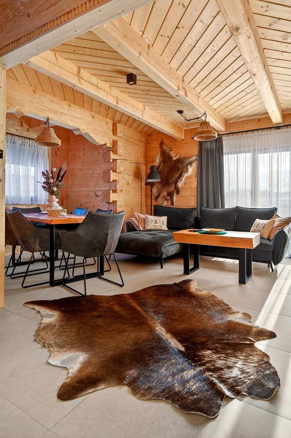 Dom dla 6 osób, z ogród i sauna oraz jacuzzi w Szaflary