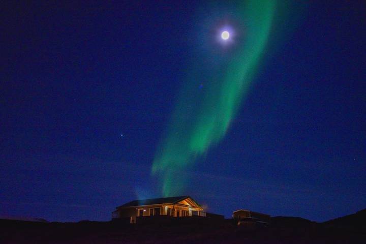Cabaña para 6 personas, con terraza y vistas en Islandia
