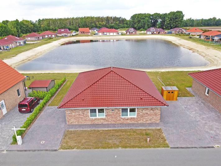 Ferienwohnung für 4 Personen, mit Terrasse und Garten sowie Pool und Ausblick