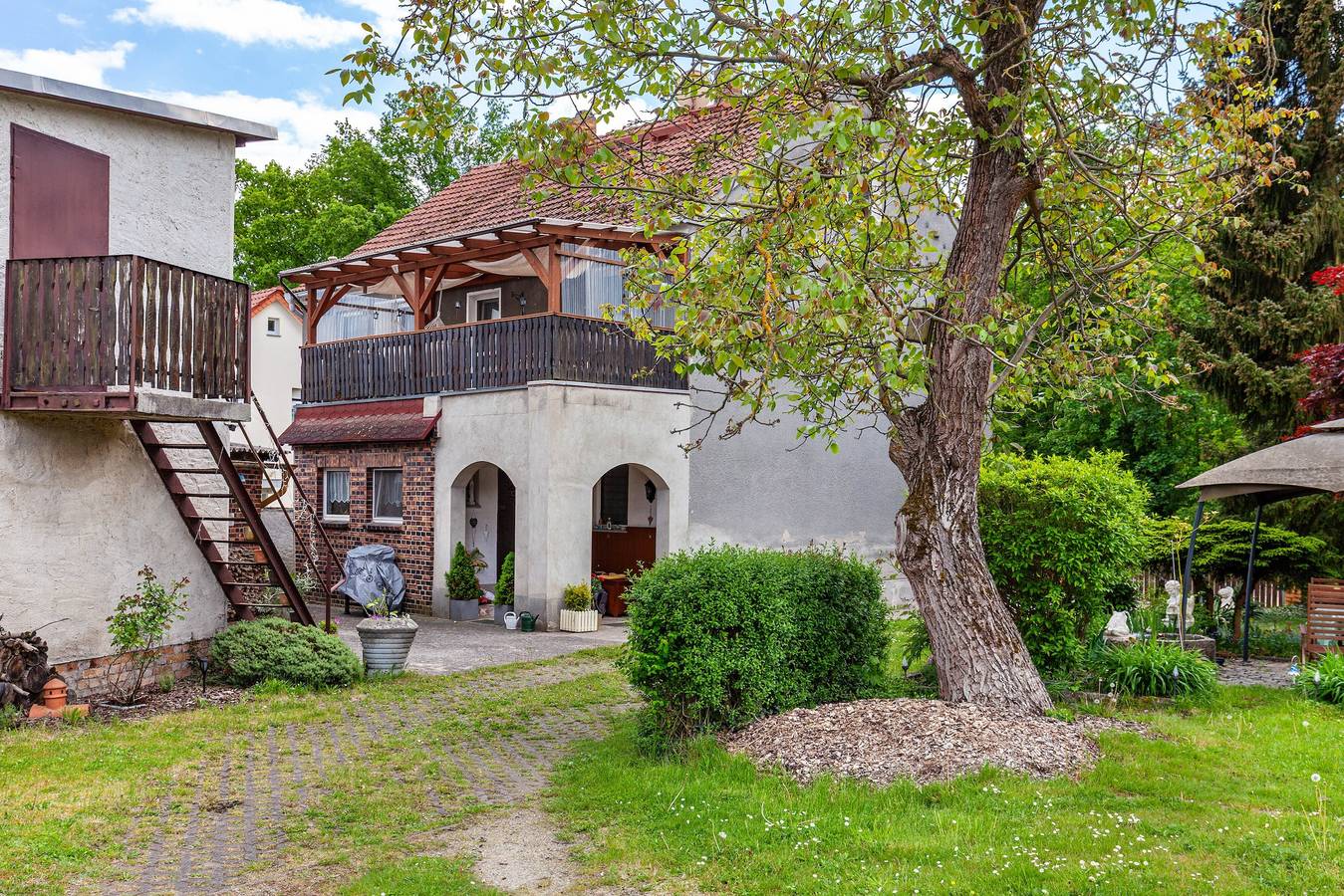 Ganze Wohnung, Apartment „Ferienwohnung Waldglück“ mit privatem Garten in Lauchhammer, Naturpark niederlausitzer heidelandschaft (Brandenburg)