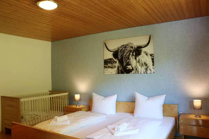Ferienhaus für 7 Personen, mit Garten