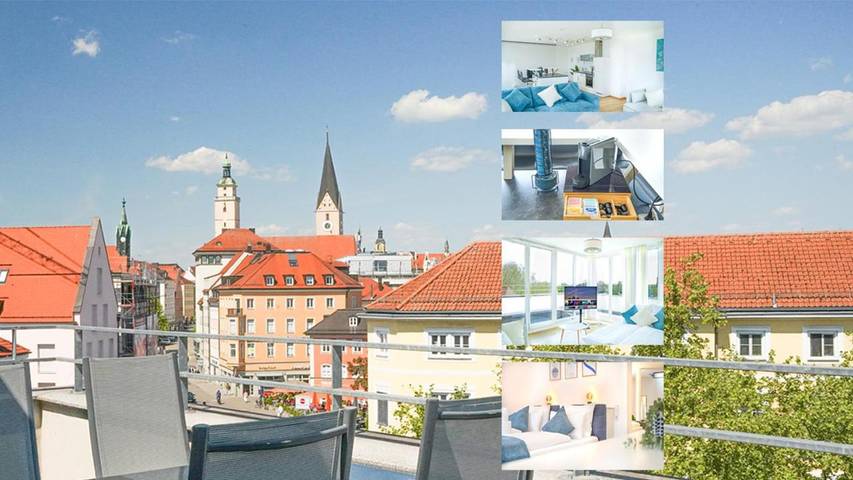 Vakantiewoning voor 6 personen, met balkon en uitzicht in Ingolstadt