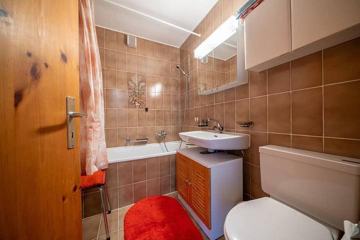 Ganze Wohnung, Chasa Rosa 1: 3.5-Zimmerwohung im idyllischen und sonnenverwöhnten Bergdorf Vnà in Vnà, Valsot