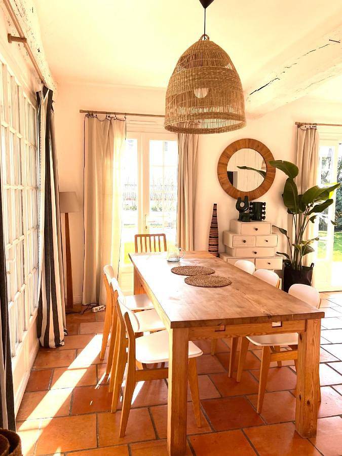 Location de vacances pour 8 personnes, avec jardin ainsi que vue et piscine à Villefranque - 4