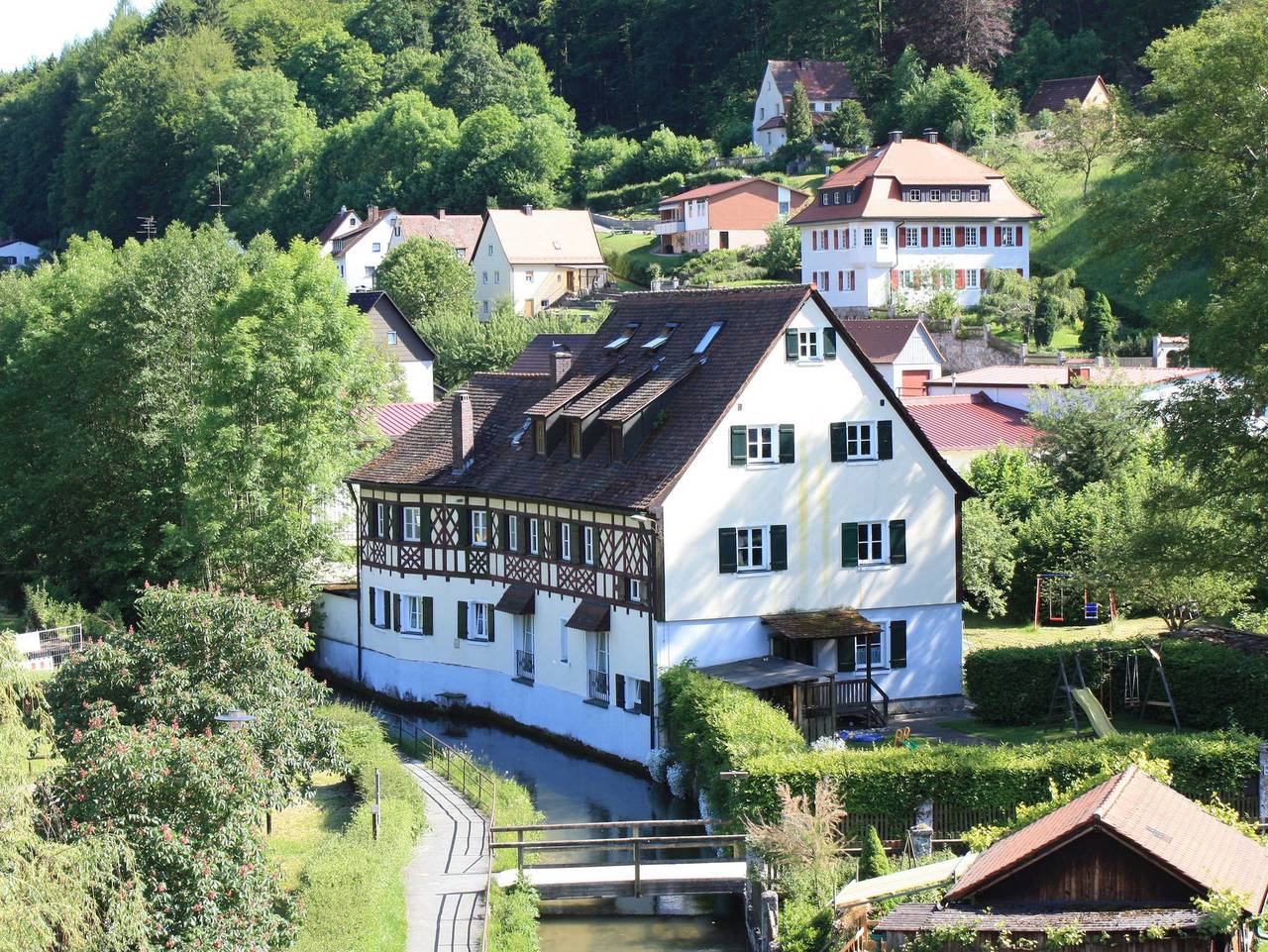 Ganze Ferienwohnung, Pension Mühle in Egloffstein, Frankenalb