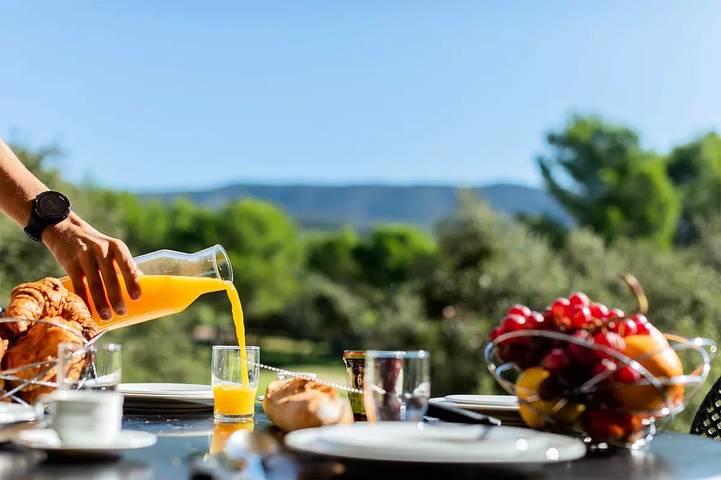 Gîte pour 7 personnes, avec piscine, animaux acceptés à Saumane-de-Vaucluse - 4
