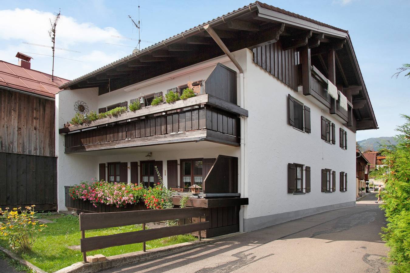 Appartement entier, Appartement de vacances 'Ferienwohnung Reindler' avec vue sur les montagnes, terrasse et Wi-Fi in Fischen, Souabe (Bavière)