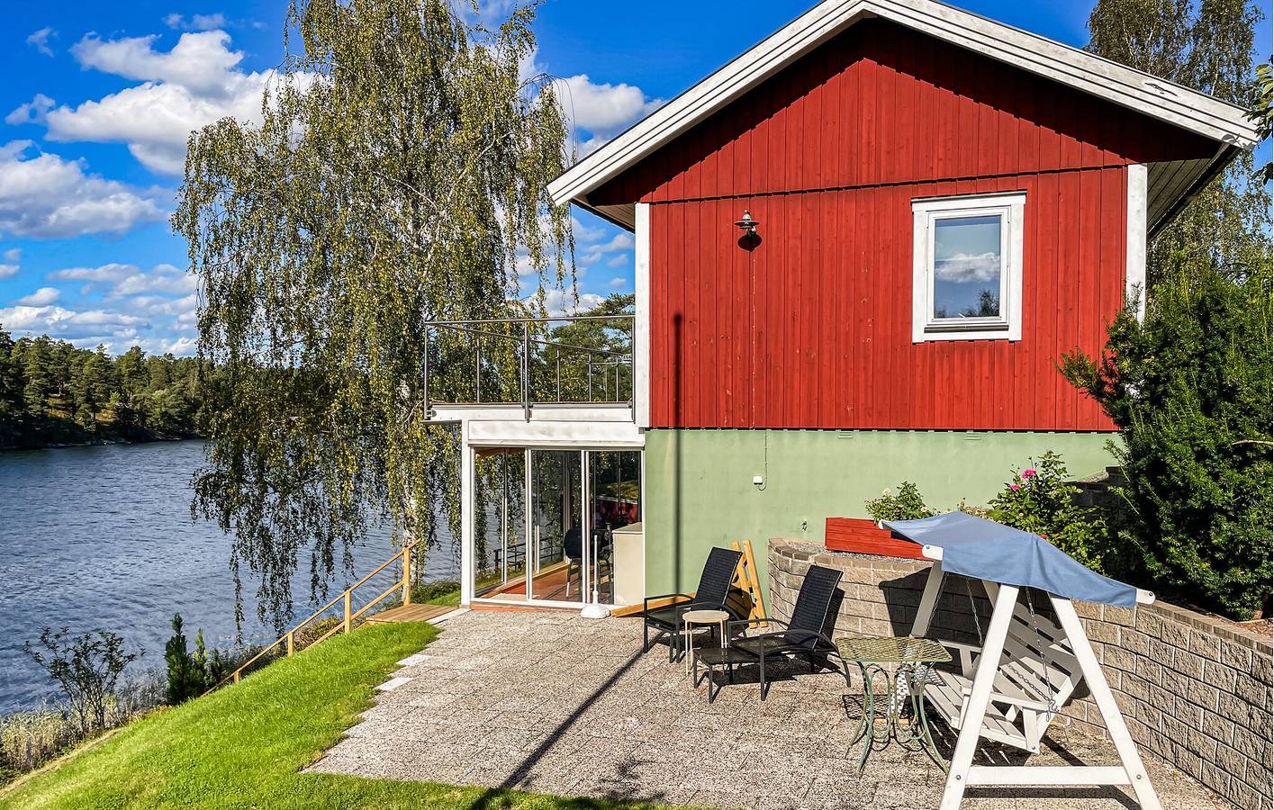Casa vacanza per 6 persone con terrazza in Vätö, Mar Baltico svedese