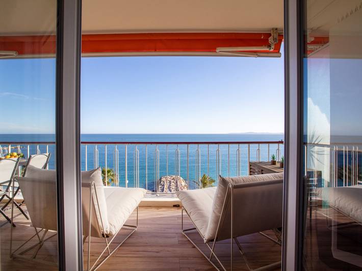 Location de vacances pour 2 personnes, avec Terrasse à Cagnes-sur-Mer