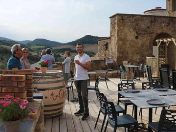 Chambre d’hôte pour 2 personnes, avec terrasse ainsi que sauna et vue à Villelongue-d'Aude