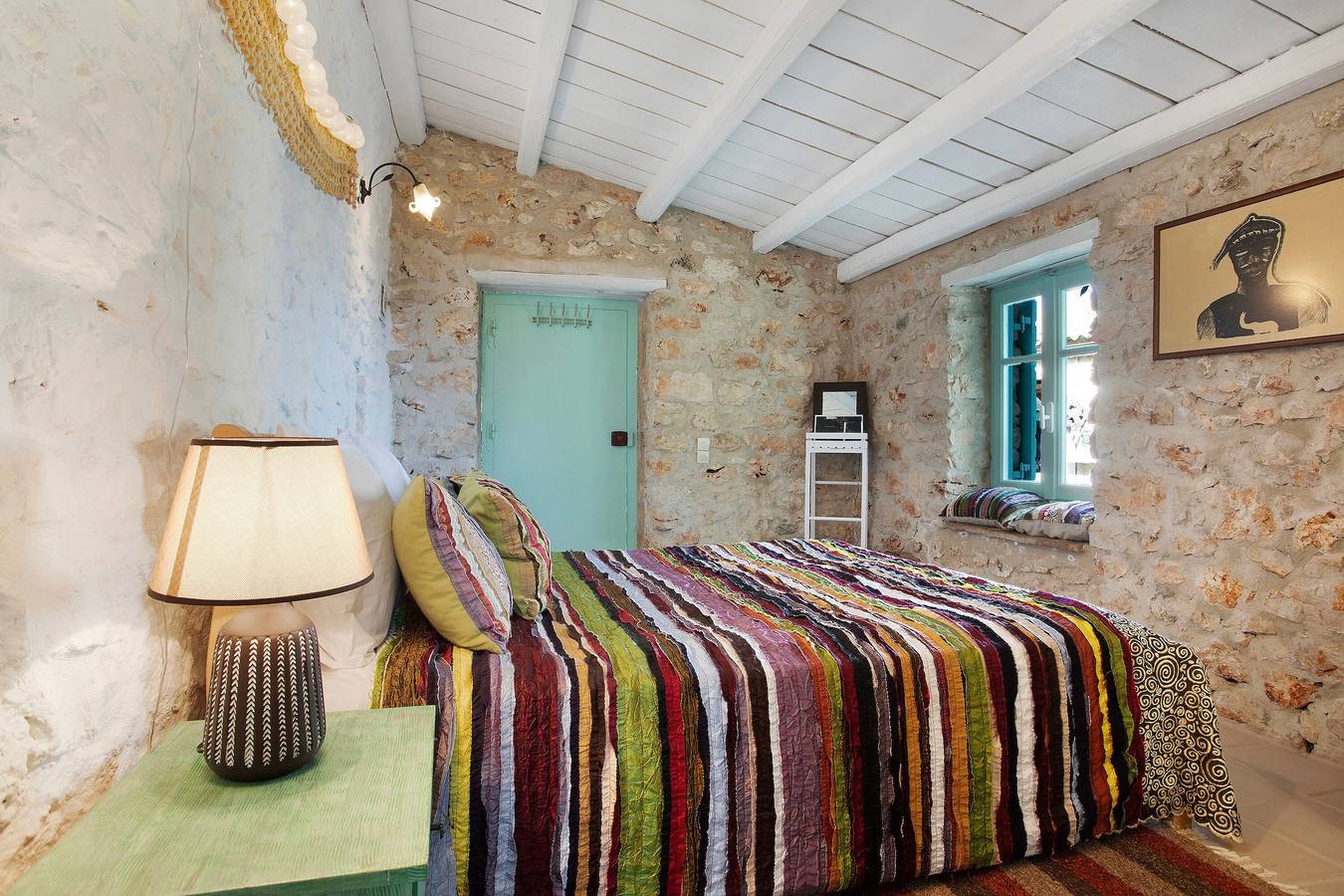 Grieks stenen huisje 'Sira Stonehouse 2' met zeezicht, wifi en airconditioning, foto 8