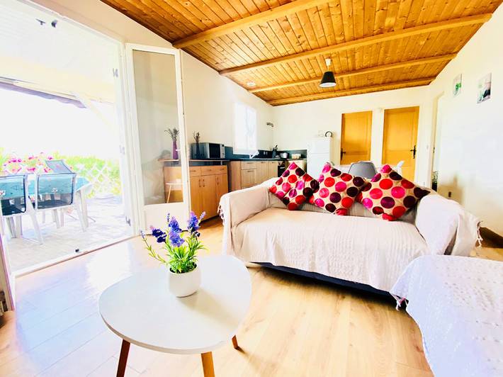 Gîte pour 6 personnes, avec jardin et balcon