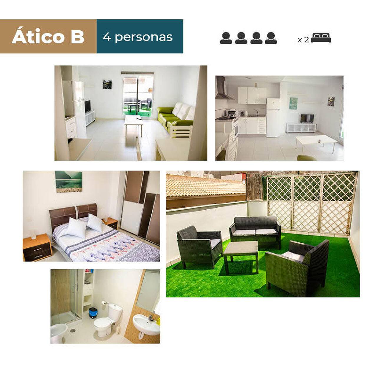 Entire apartment, Apto. Centro Histórico | Ático con Terraza B | 5 pax. in Cartagena, Costa Cálida