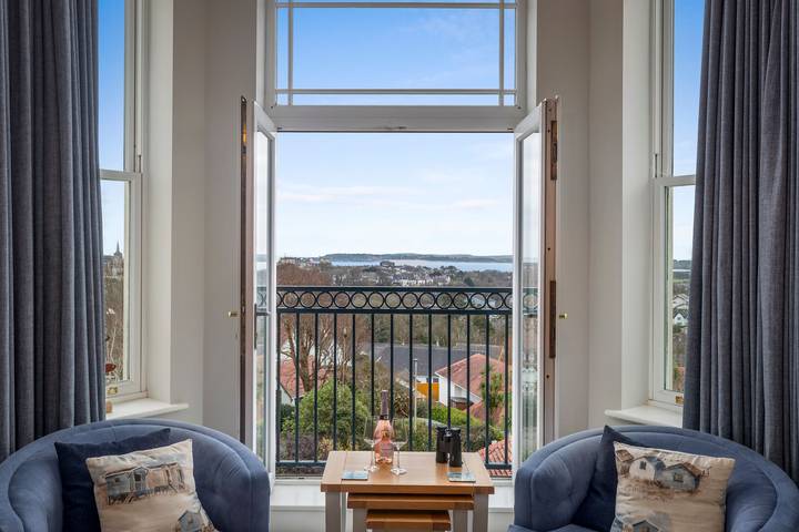 Appartement de vacances pour 4 personnes, avec Vue sur l’océan et Balcon à Tenby