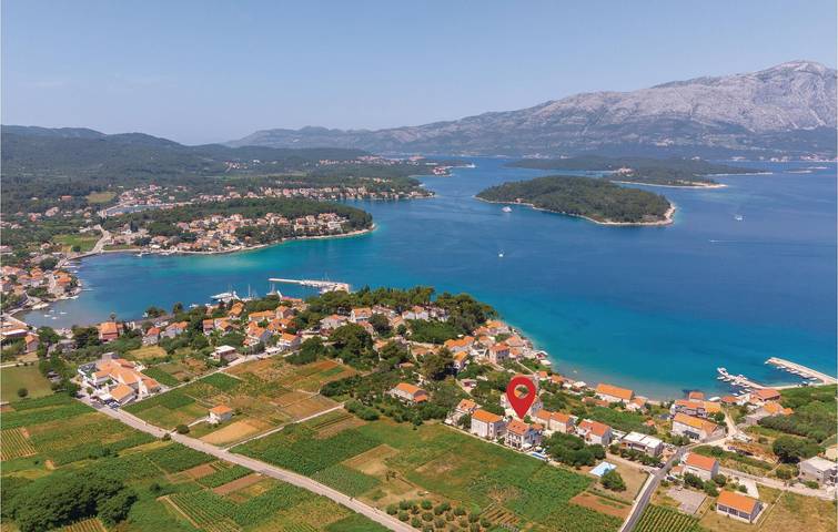 Gemütliche 2-Zimmer-Wohnung in der Nähe des Strandes Bilin Žal mit Pool und WLAN in Lumbarda, Korcula
