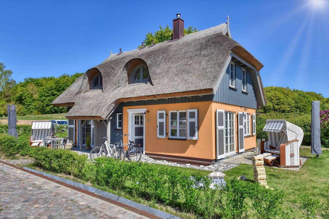 Neu gebaut, modern, exklusiv – das beschreibt das Feriendorf Klein Stresow in Klein Stresow, Putbus