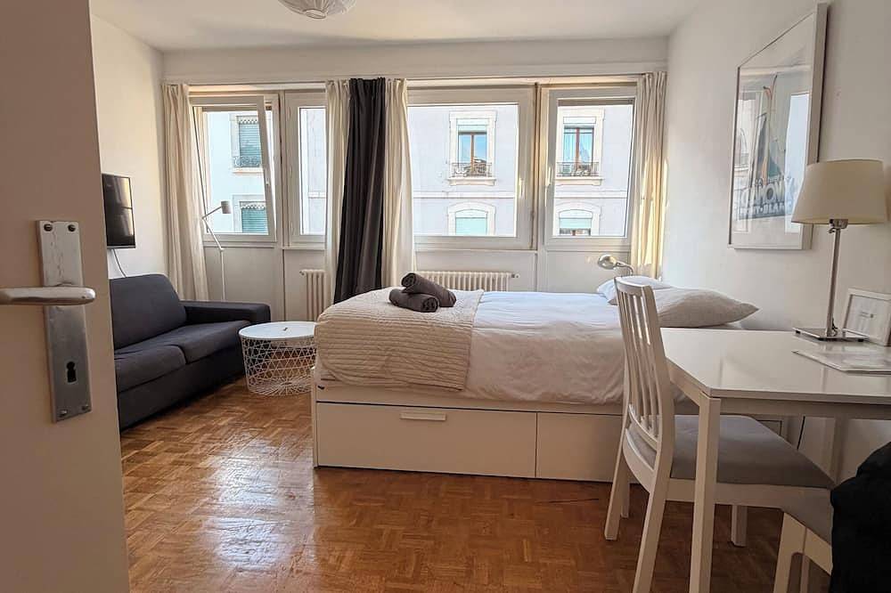 Appartamento intero, Central Geneva Studio with free Travel Pass in Pâquis, Ginevra