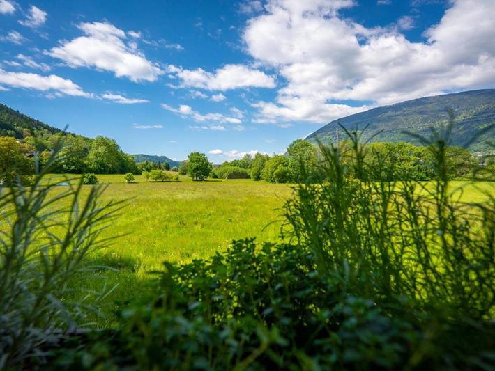 Pension Strauß - Einbettzimmer mit Seeblick in Ossiach, Bezirk Feldkirchen