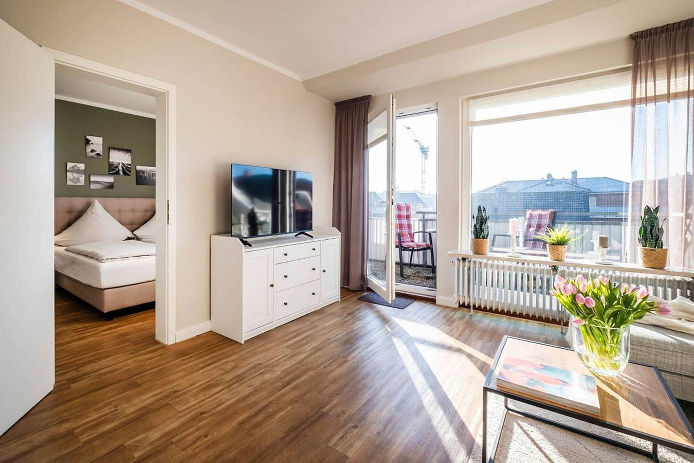 Ganze Wohnung, Ferienwohnung in zentrumsnähe für 2 Personen in Hafen Büsum, Hauptstrand Büsum