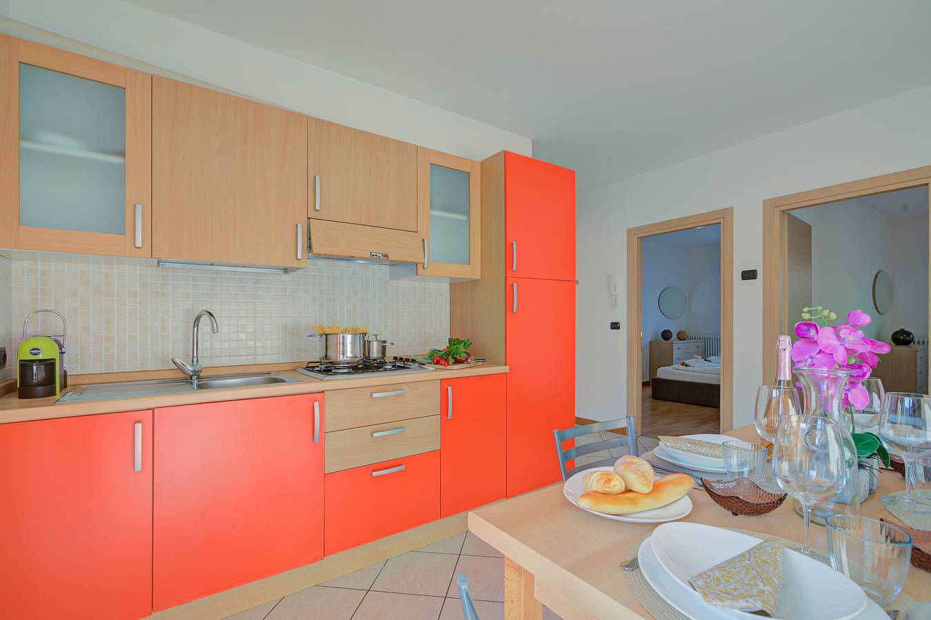 Apartamento entero, Apartamento de vacaciones para 6 personas con balcón in Torbole, Nago-Torbole