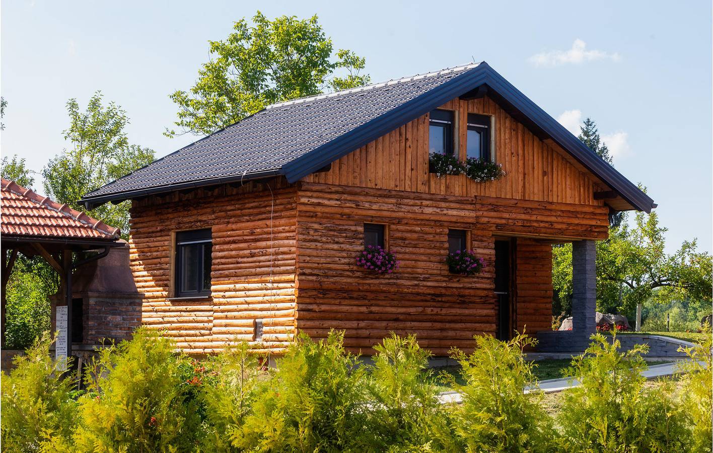 Ferienhaus für 4 Personen mit Terrasse in Slunj, Karlovac und Umgebung